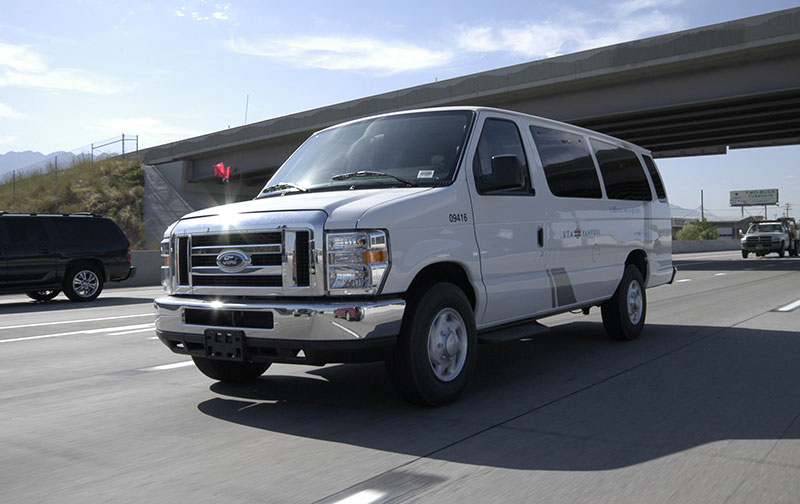 Carpool using the UTA ride share vans